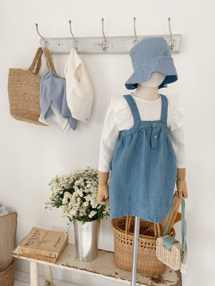 Studio M - Korean Children Fashion - #kidsstore - Jenny Suspender One-piece - 3
