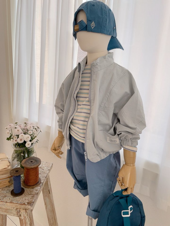 Studio M - Korean Children Fashion - #kidsstore - Cookie Stripe Tee - 2