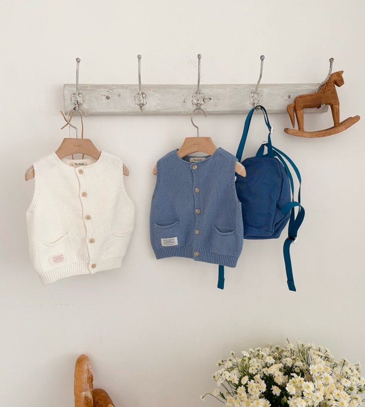 Studio M - Korean Children Fashion - #kidzfashiontrend - Nell Open Vest - 9
