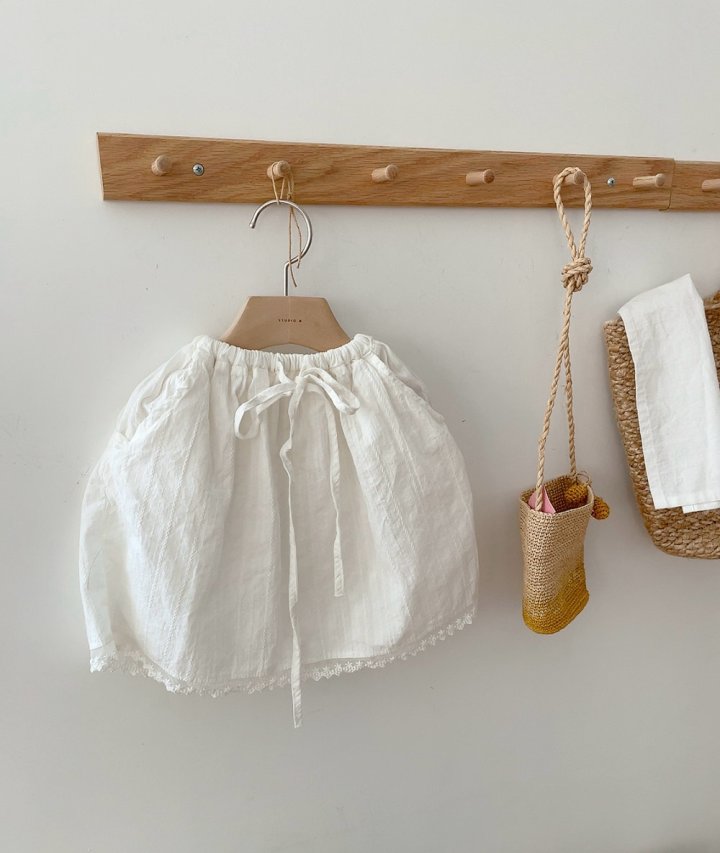 Studio M - Korean Children Fashion - #kidzfashiontrend - Amy Lace Skirt - 8