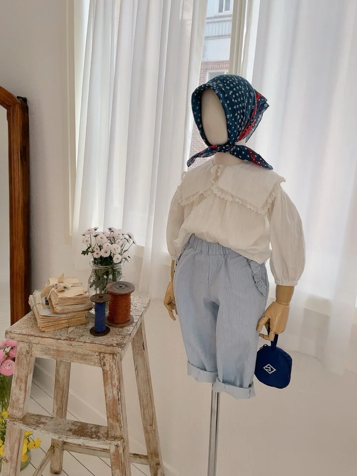 Studio M - Korean Children Fashion - #kidzfashiontrend - Orly Frill Pants - 6