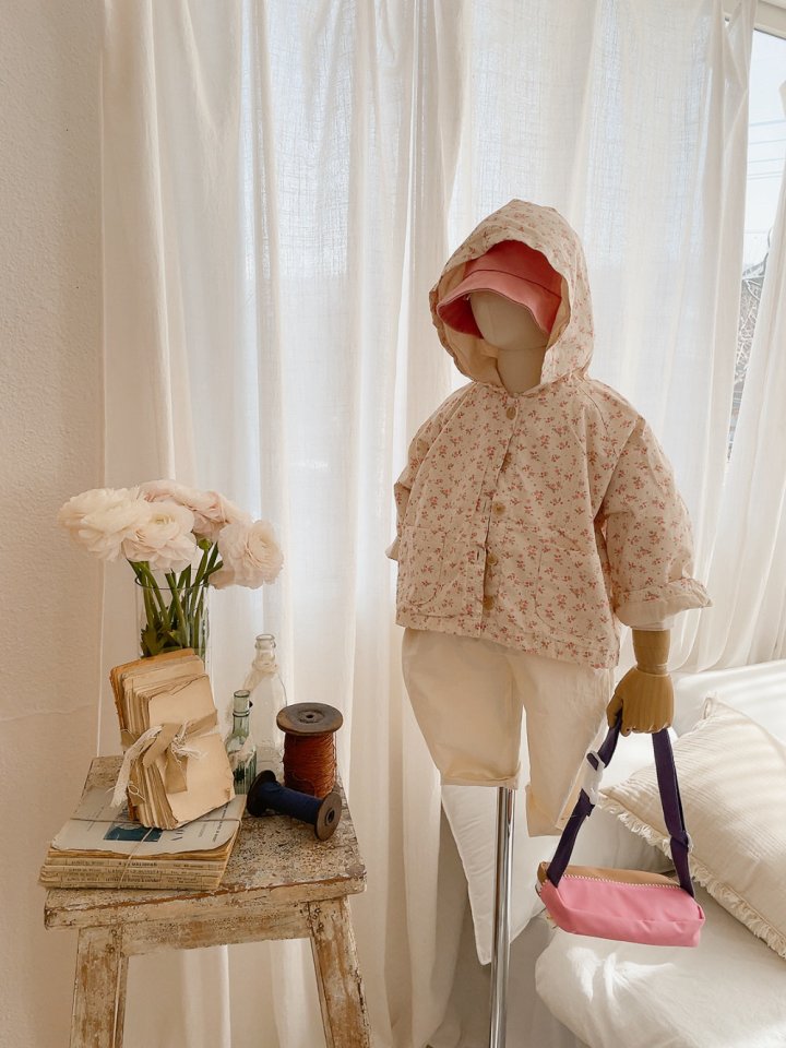 Studio M - Korean Children Fashion - #Kfashion4kids - Windy Floral Print Jumper - 4