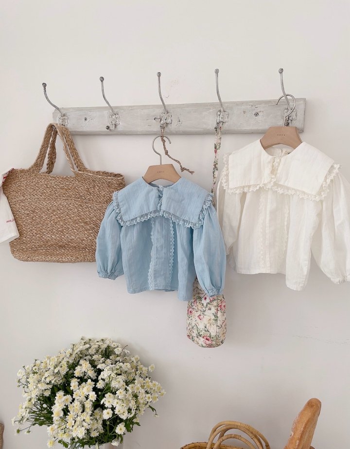 Studio M - Korean Children Fashion - #littlefashionista - Amy Lace Blouse - 9