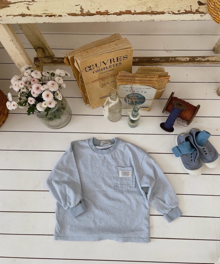 Studio M - Korean Children Fashion - #magicofchildhood - Juka Pocket Tee - 3