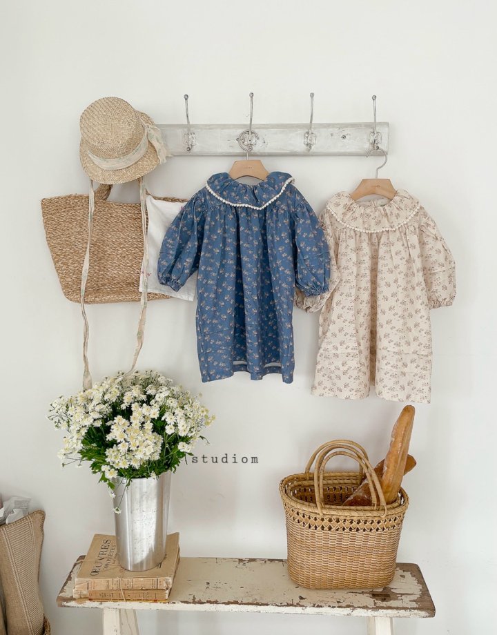 Studio M - Korean Children Fashion - #minifashionista - Kelly Frill Lace One-piece