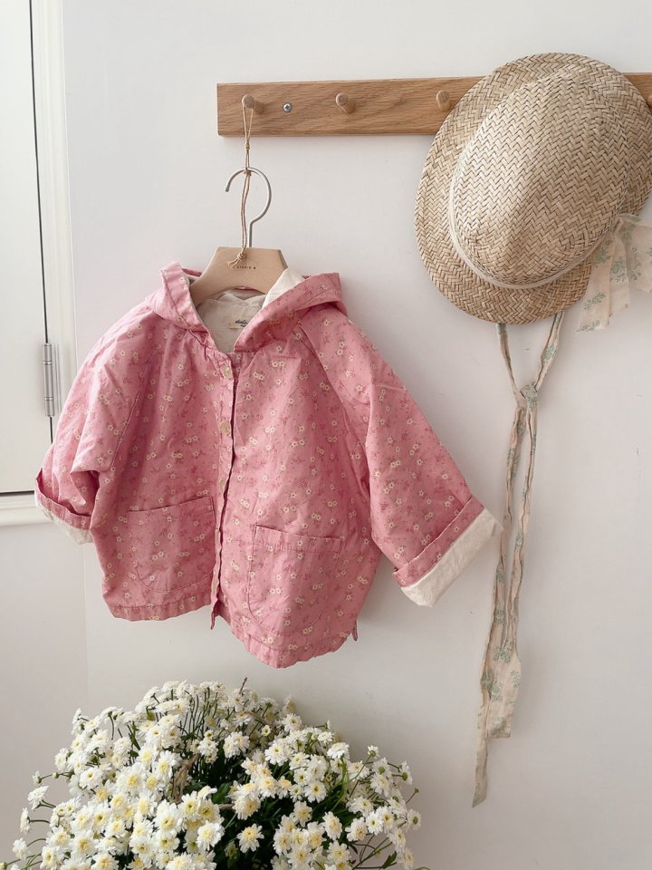 Studio M - Korean Children Fashion - #prettylittlegirls - Windy Floral Print Jumper - 7