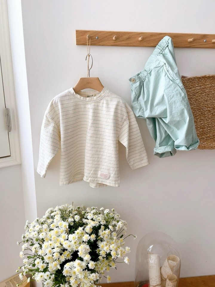 Studio M - Korean Children Fashion - #prettylittlegirls - Mare Stripe Tee - 2