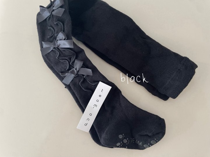 Teamand - Korean Children Fashion - #Kfashion4kids - Ribbon Tights - 5