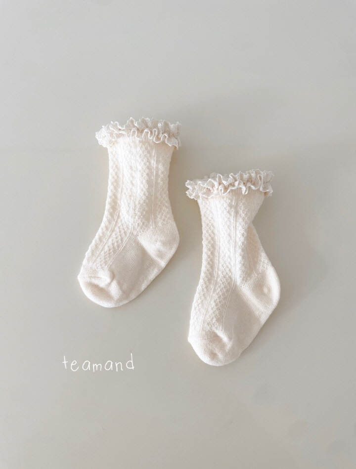 Teamand - Korean Children Fashion - #Kfashion4kids - French Lace Socks Set - 2