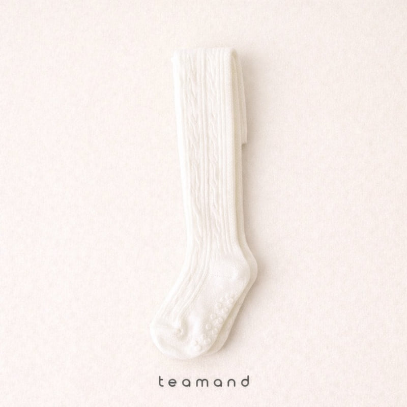 Teamand - Korean Children Fashion - #childofig - Cable Knit Tights - 6