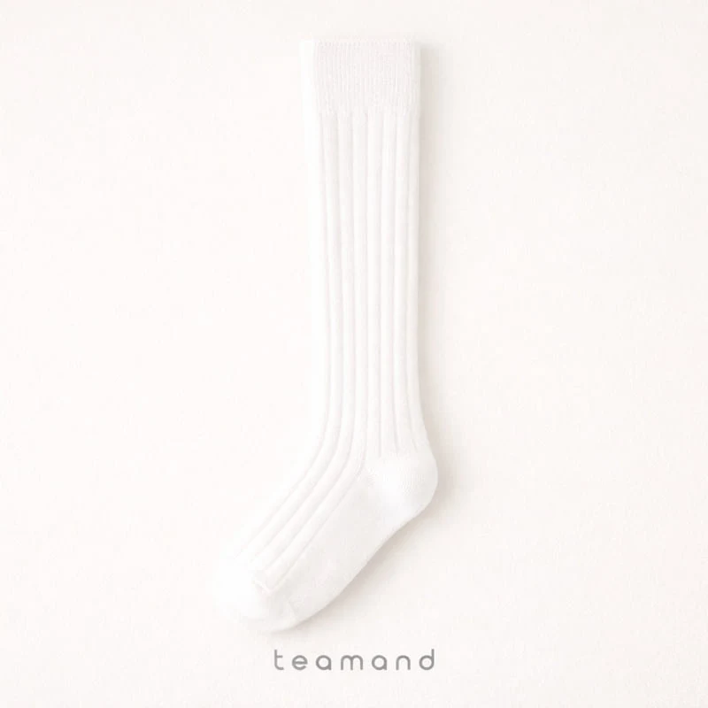 Teamand - Korean Children Fashion - #childofig - Ribbed Knee Socks - 7