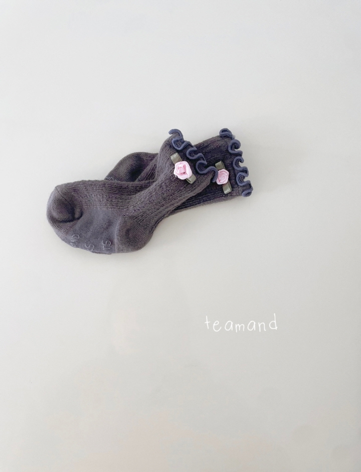 Teamand - Korean Children Fashion - #childrensboutique - Small Flower Socks Set - 4