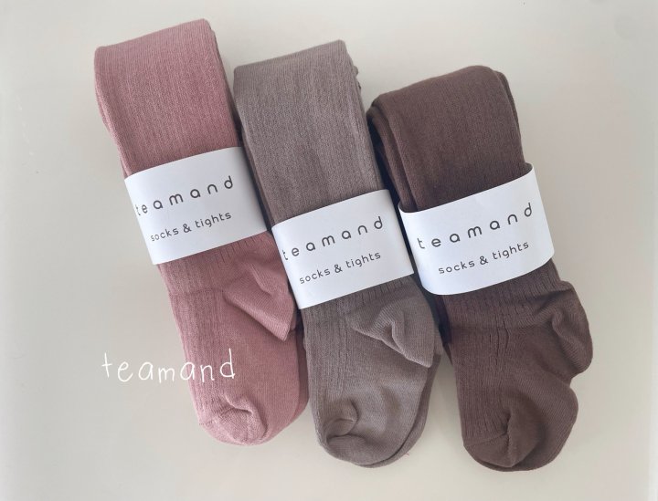 Teamand - Korean Children Fashion - #designkidswear - Ribbed Tights