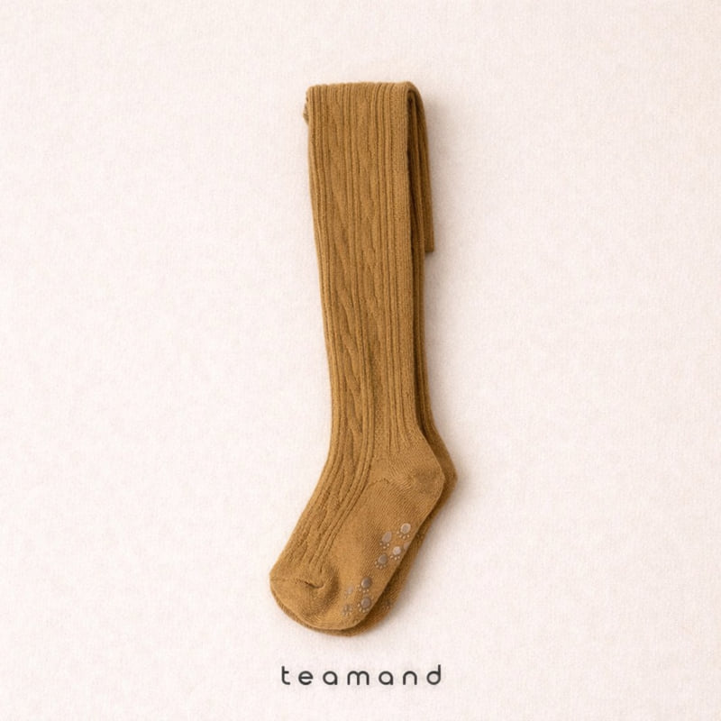 Teamand - Korean Children Fashion - #designkidswear - Cable Knit Tights - 8