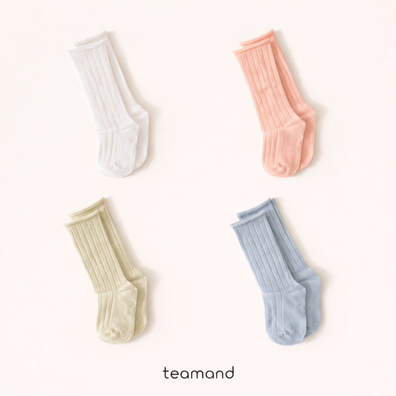 Teamand - Korean Children Fashion - #designkidswear - Rolling Knee Socks