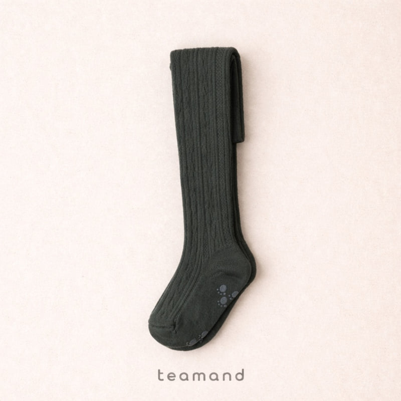 Teamand - Korean Children Fashion - #discoveringself - Cable Knit Tights - 9