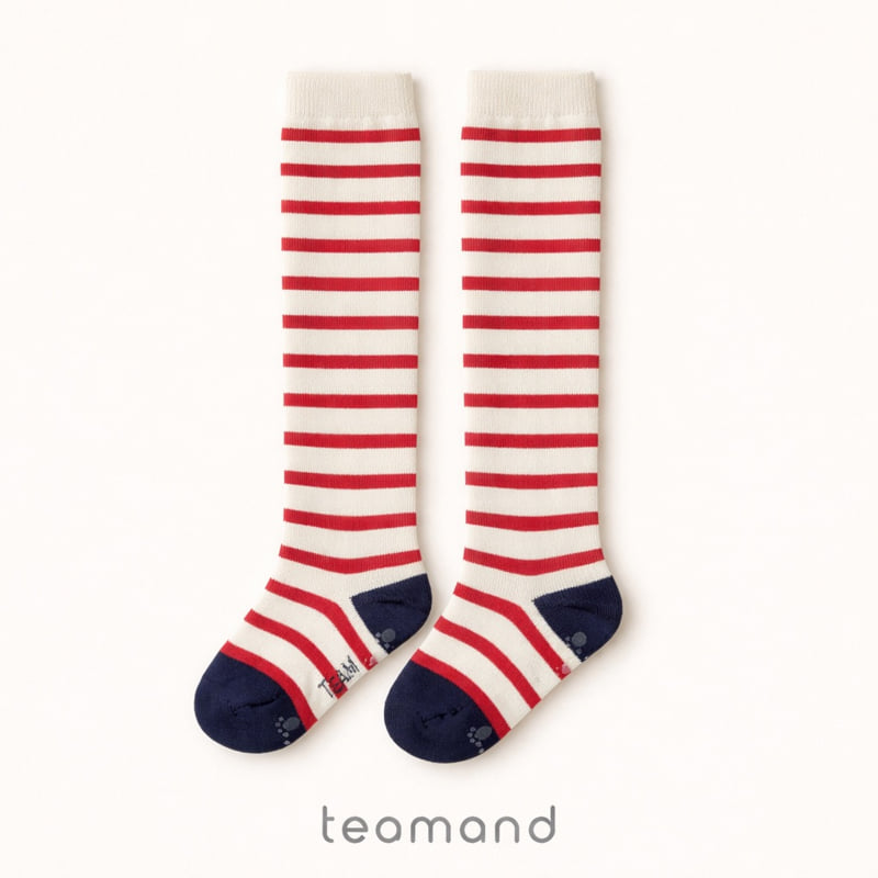 Teamand - Korean Children Fashion - #discoveringself - Papillon Knee Socks - 5