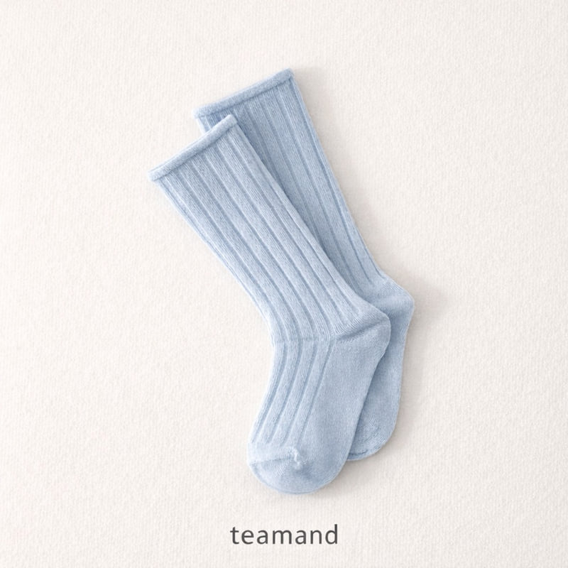 Teamand - Korean Children Fashion - #fashionkids - Rolling Knee Socks - 3