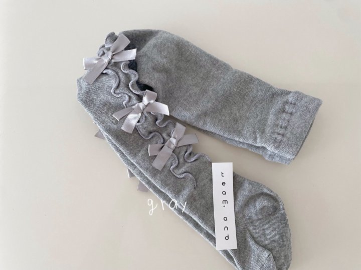 Teamand - Korean Children Fashion - #kidsshorts - Ribbon Tights - 2