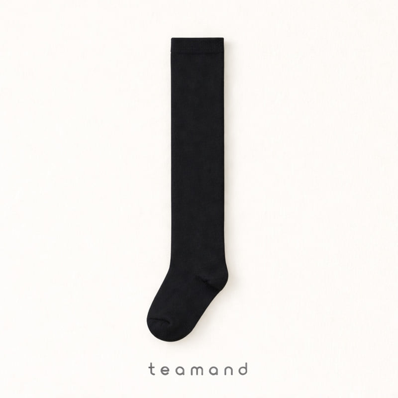 Teamand - Korean Children Fashion - #kidzfashiontrend - Plain Knee Socks Set - 3