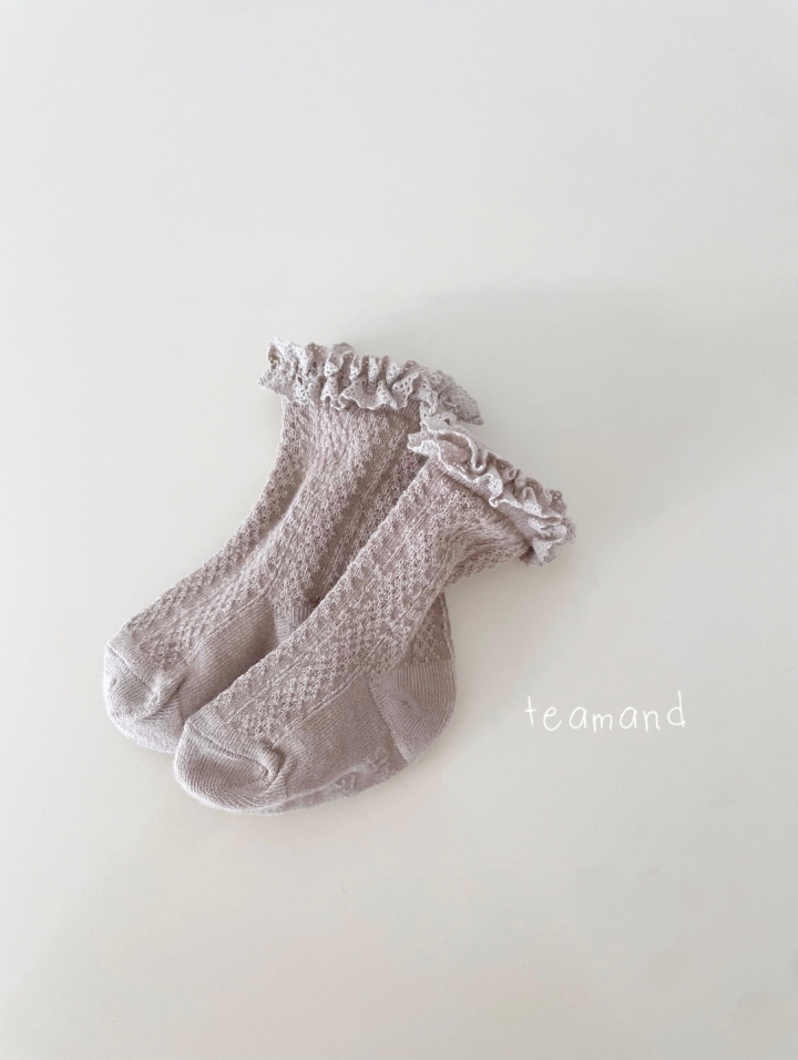 Teamand - Korean Children Fashion - #littlefashionista - French Lace Socks Set - 3