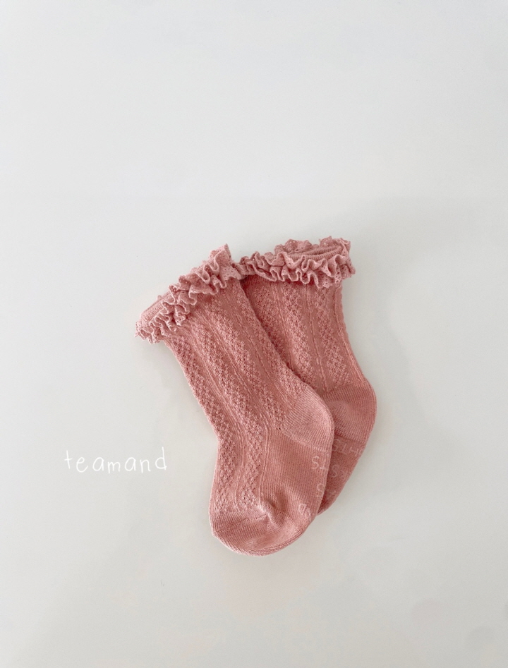 Teamand - Korean Children Fashion - #littlefashionista - French Lace Socks Set - 4