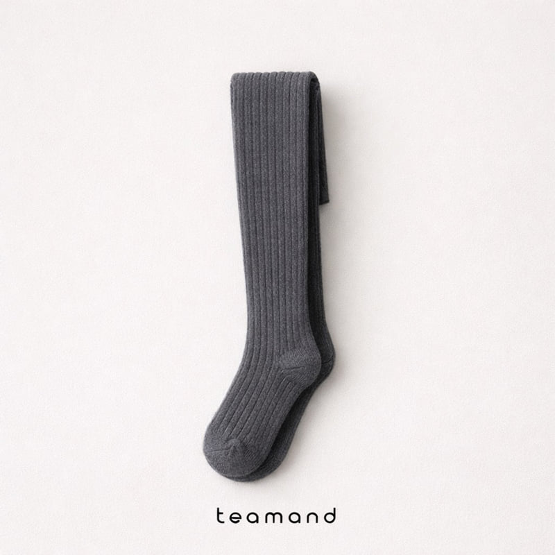 Teamand - Korean Children Fashion - #minifashionista - Ribbed Tights - 10