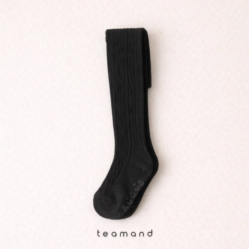 Teamand - Korean Children Fashion - #prettylittlegirls - Cable Knit Tights - 2