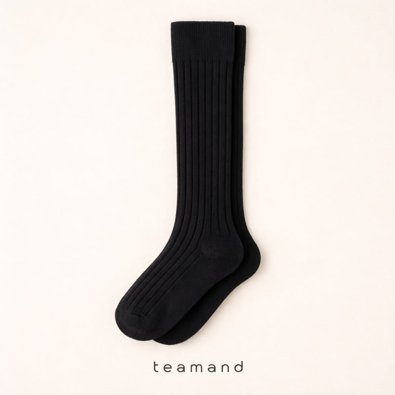 Teamand - Korean Children Fashion - #stylishchildhood - Ribbed Knee Socks - 6