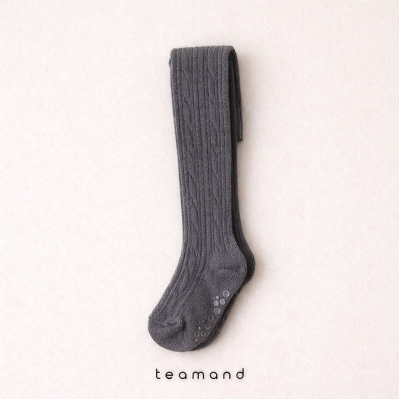 Teamand - Korean Children Fashion - #todddlerfashion - Cable Knit Tights - 3
