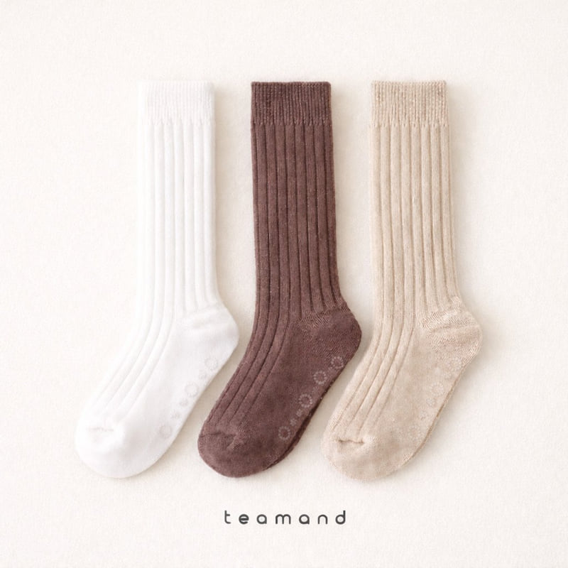 Teamand - Korean Children Fashion - #todddlerfashion - Basic Knee Socks Set - 3