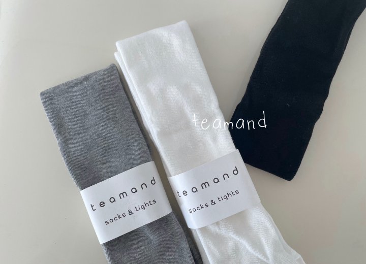 Teamand - Korean Children Fashion - #toddlerclothing - Plain Tights - 5