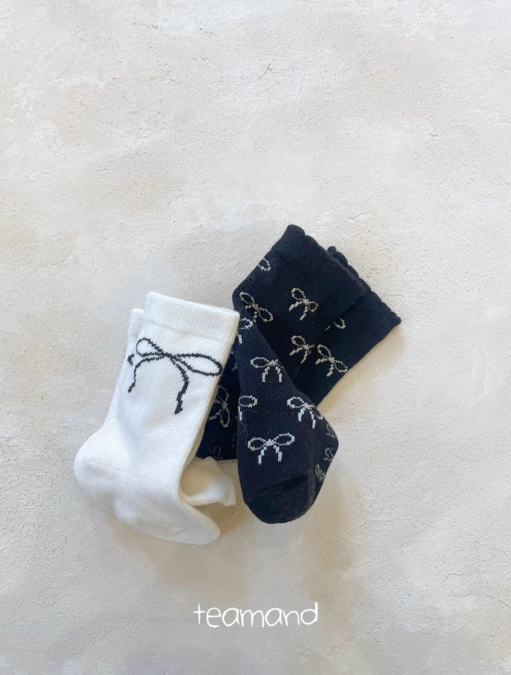 Teamand - Korean Women Fashion - #womensfashion - Mezzo Ribbon Set (with Mom) - 2