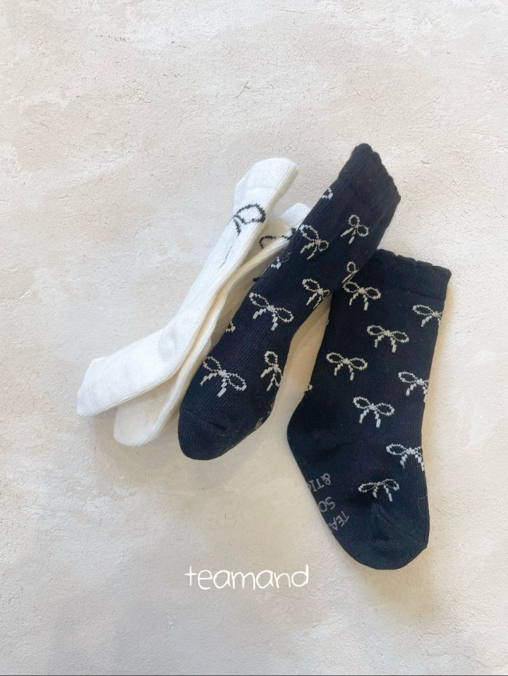 Teamand - Korean Women Fashion - #momslook - Mezzo Ribbon Set (with Mom) - 4