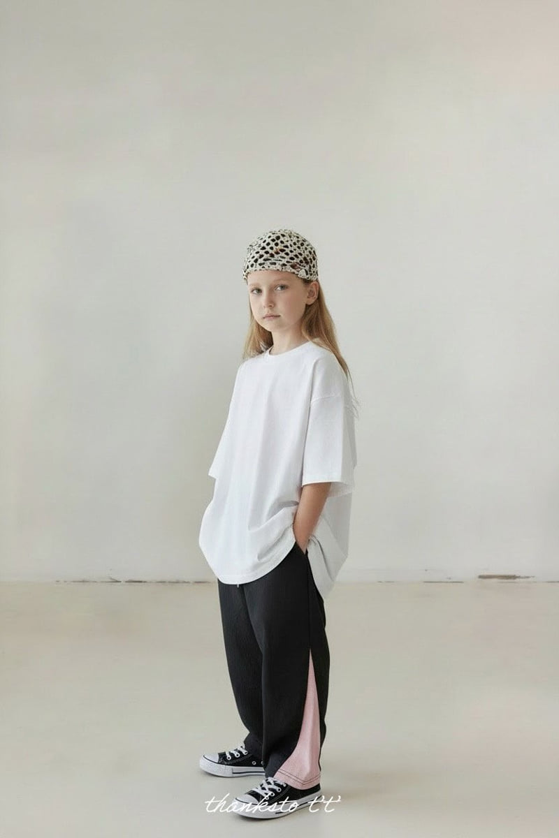 Thanksto TT - Korean Children Fashion - #Kfashion4kids - Oversized Short Sleeve Tee - 3