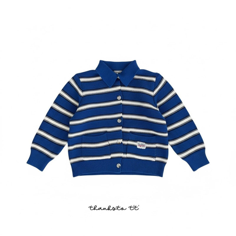 Thanksto TT - Korean Children Fashion - #Kfashion4kids - Blur Cardigan