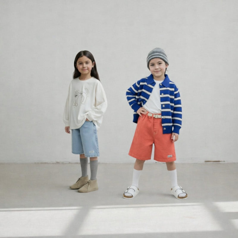 Thanksto TT - Korean Children Fashion - #childofig - Kitten Tee - 10