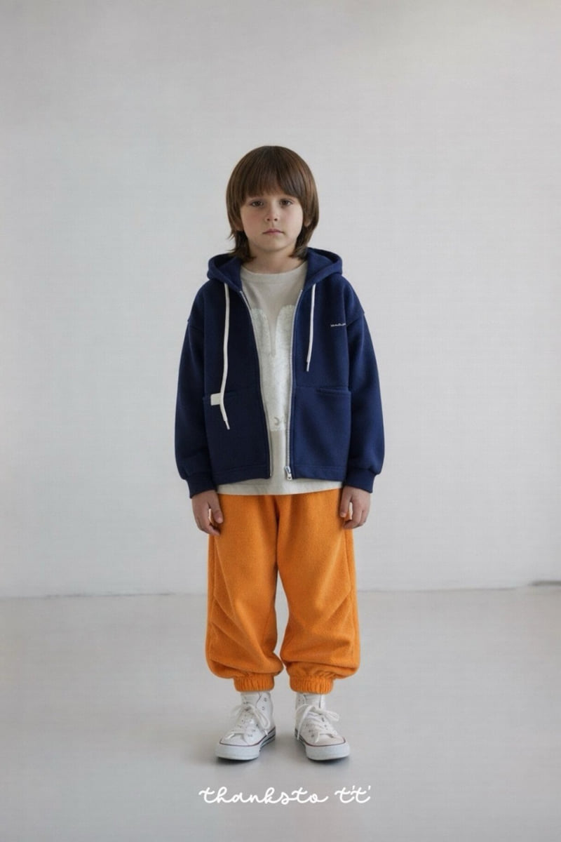 Thanksto TT - Korean Children Fashion - #childofig - Blossom Hood Zip-Up - 7
