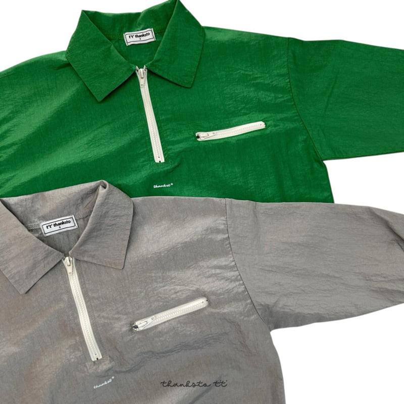 Thanksto TT - Korean Children Fashion - #discoveringself - Shy Zip-Up