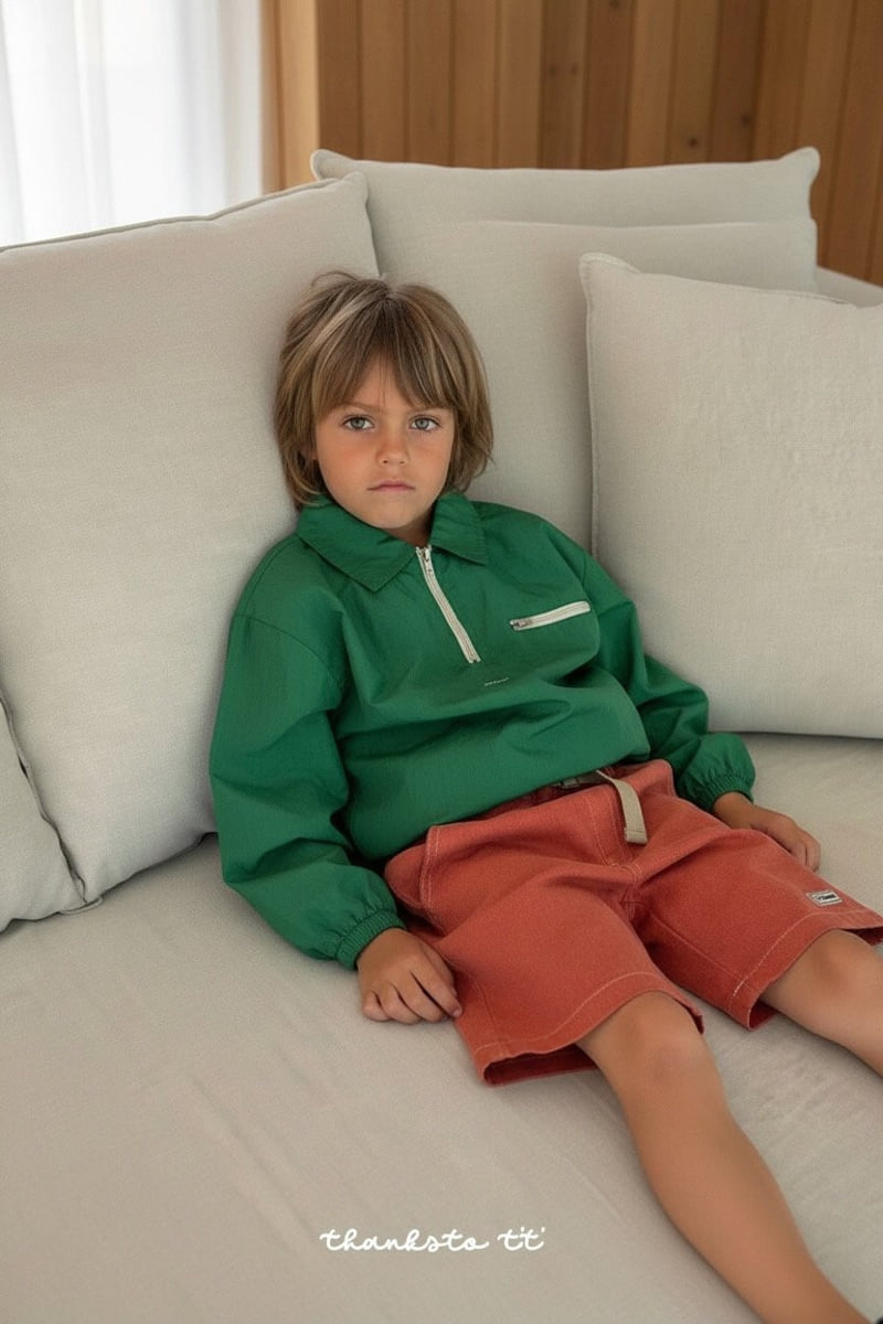 Thanksto TT - Korean Children Fashion - #fashionkids - Shy Zip-Up - 2