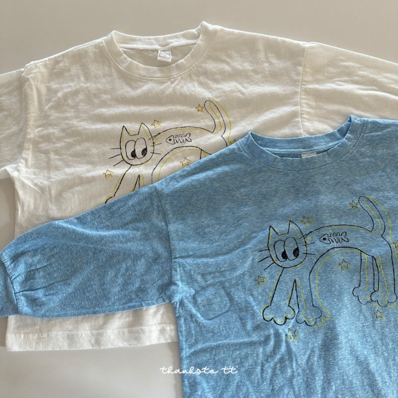 Thanksto TT - Korean Children Fashion - #kidsstore - Kitten Tee - 3