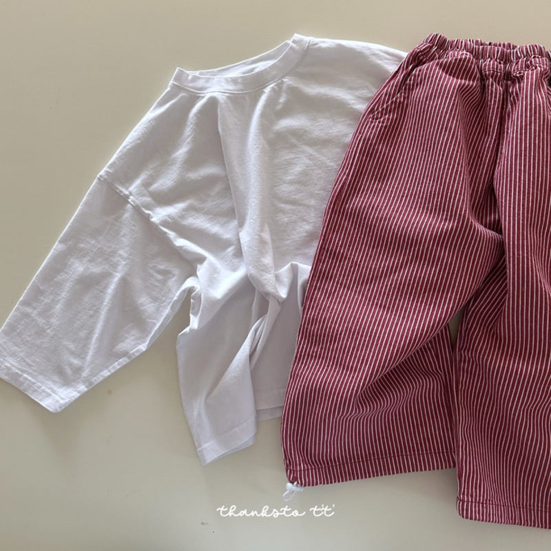 Thanksto TT - Korean Children Fashion - #kidsstore - Oversized Tee - 2