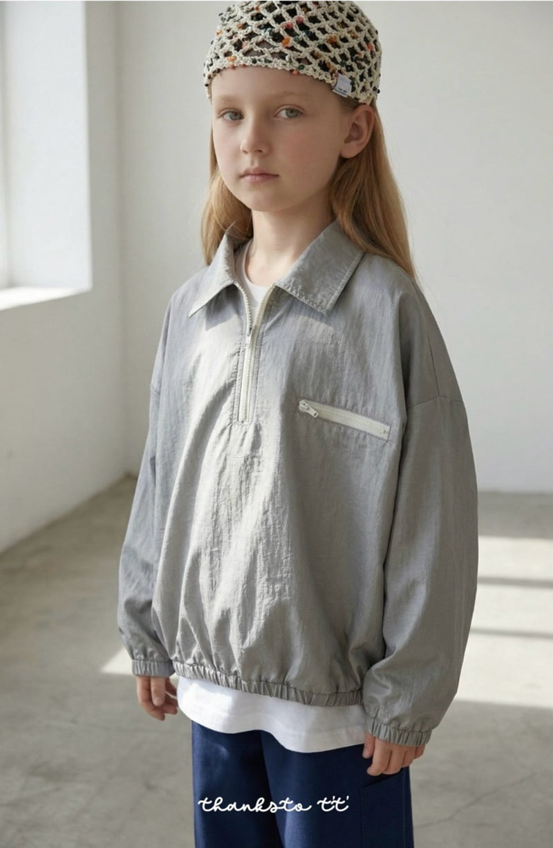 Thanksto TT - Korean Children Fashion - #kidzfashiontrend - Shy Zip-Up - 5