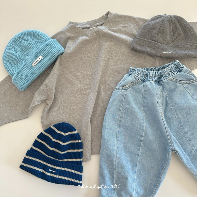 Thanksto TT - Korean Children Fashion - #kidzfashiontrend - Oversized Tee - 3