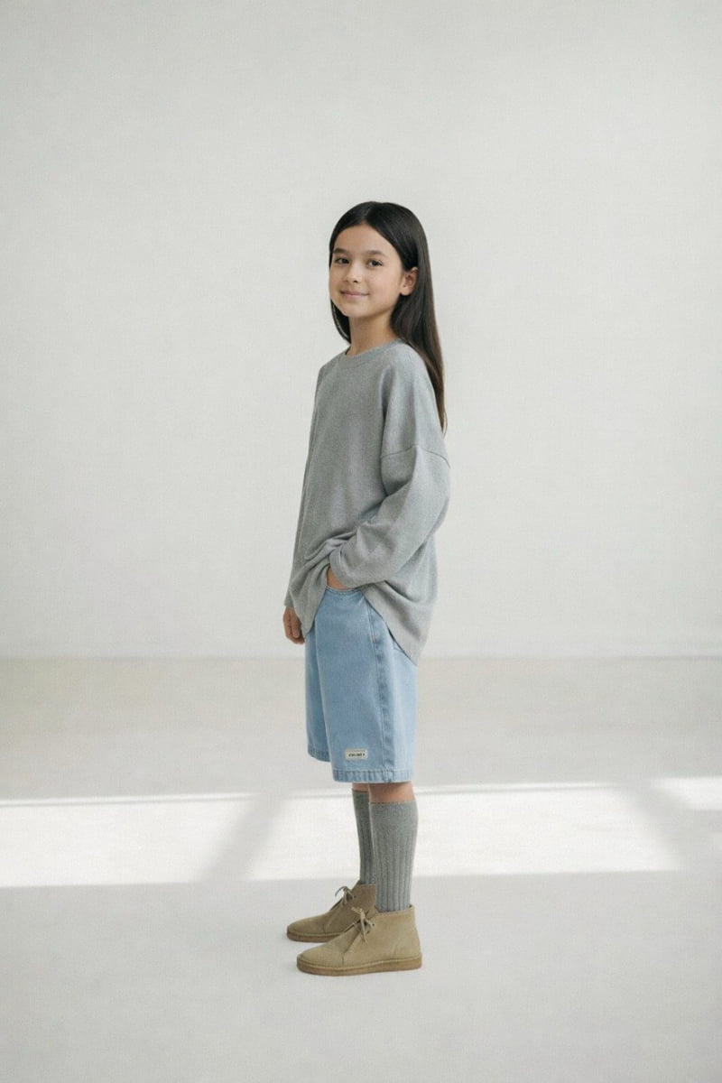 Thanksto TT - Korean Children Fashion - #littlefashionista - Oversized Tee - 5