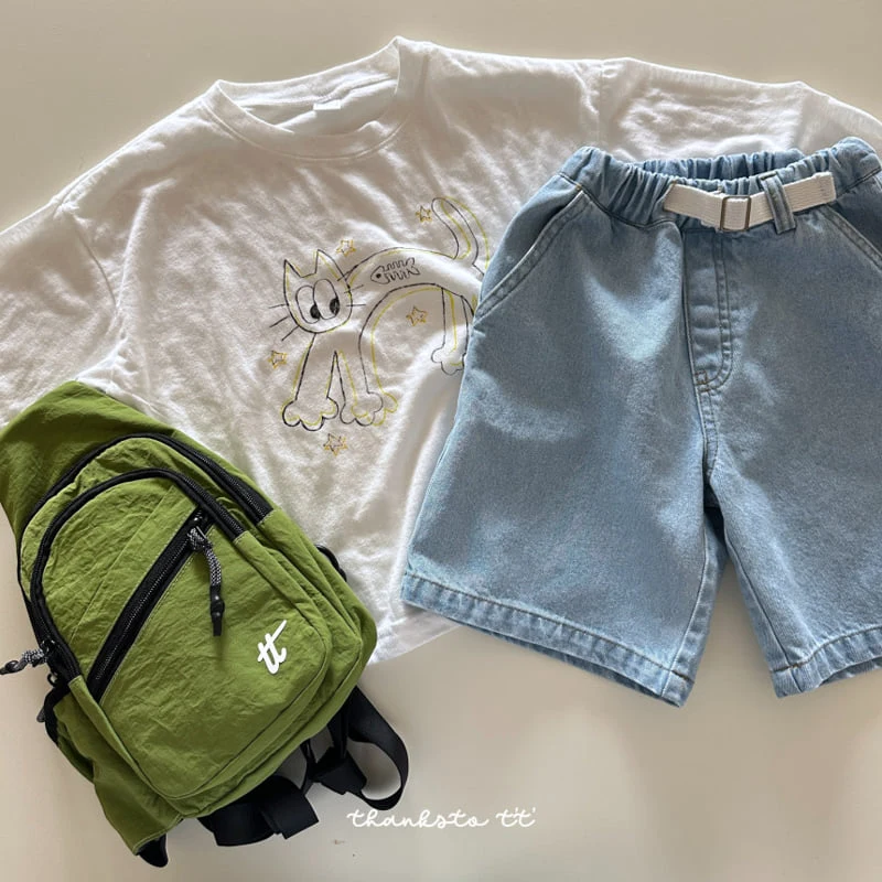 Thanksto TT - Korean Children Fashion - #magicofchildhood - Kitten Tee - 7