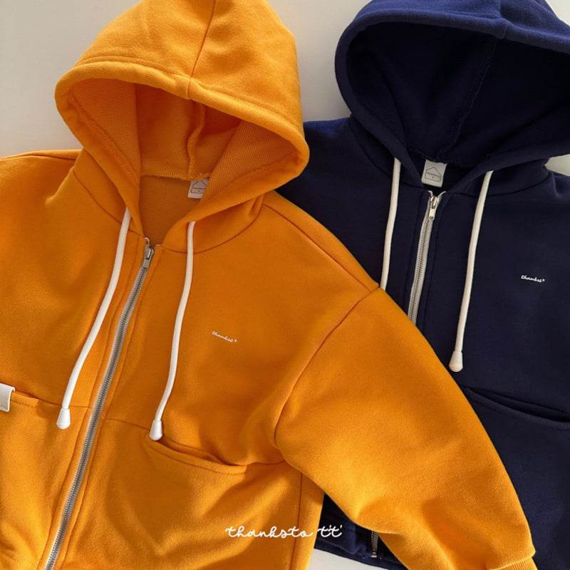 Thanksto TT - Korean Children Fashion - #magicofchildhood - Blossom Hood Zip-Up - 3