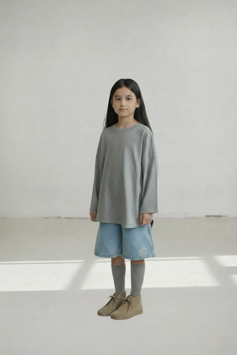 Thanksto TT - Korean Children Fashion - #magicofchildhood - Oversized Tee - 6