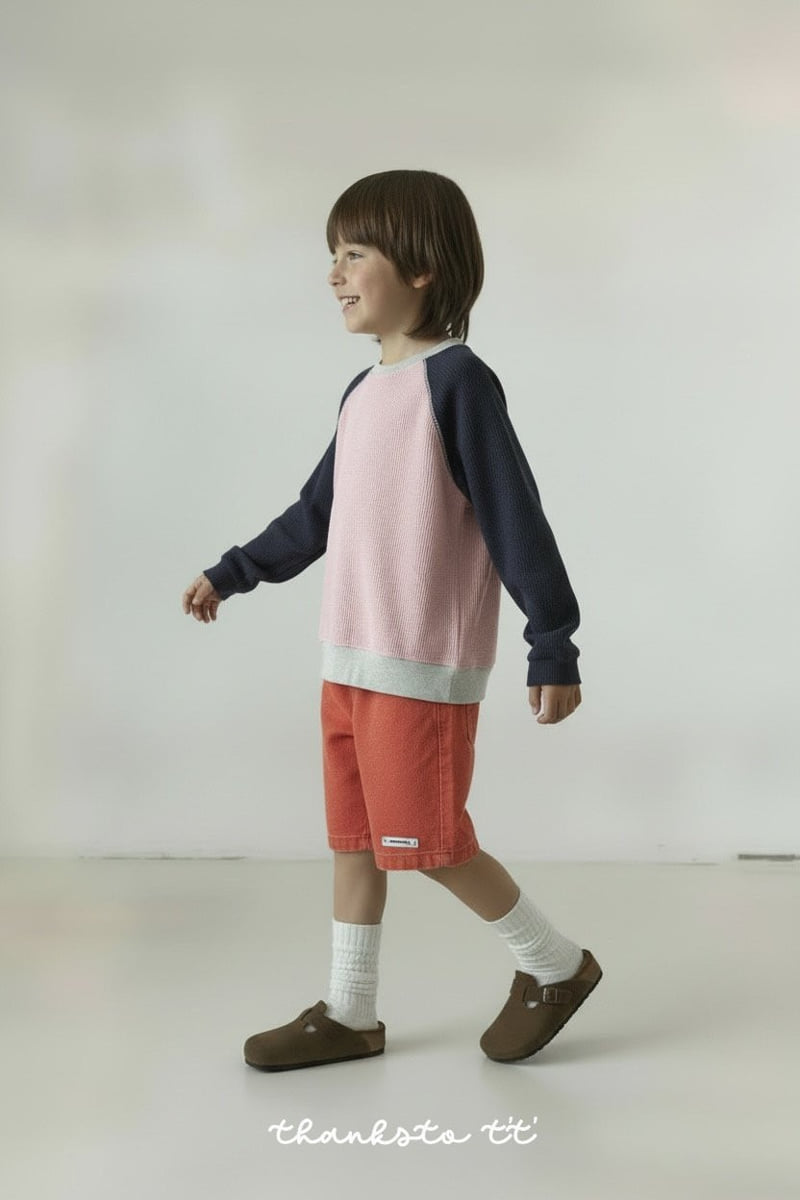 Thanksto TT - Korean Children Fashion - #minifashionista - Belt Pigment Pants - 9