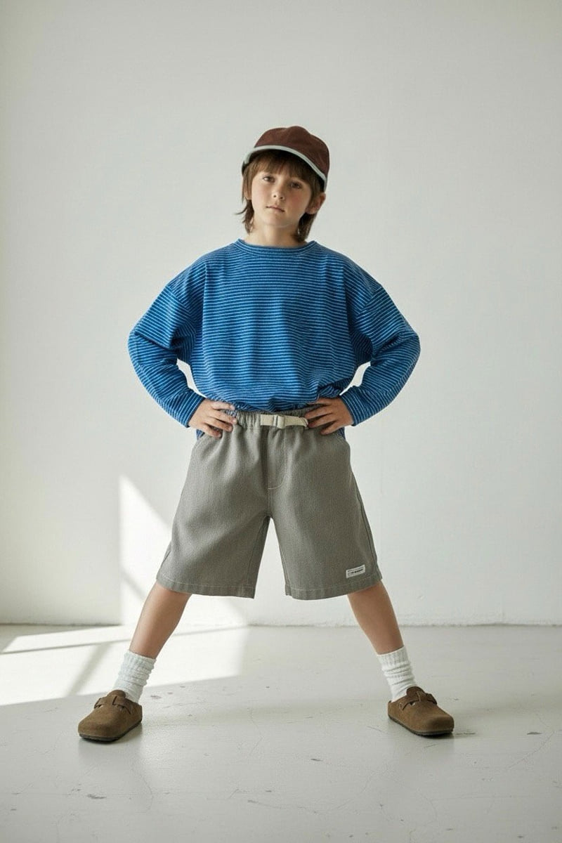 Thanksto TT - Korean Children Fashion - #prettylittlegirls - Crew Ribbed Tee - 6